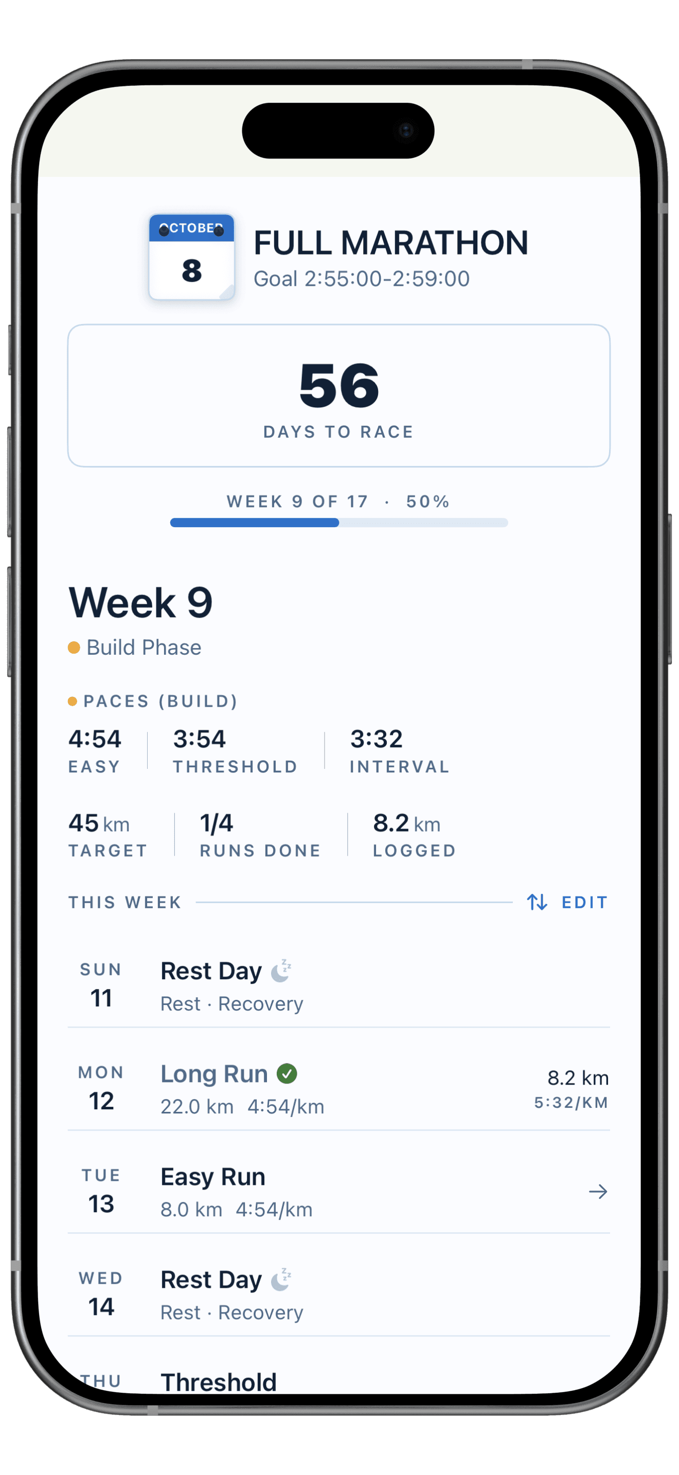 Sydney Marathon inspired theme screenshot
